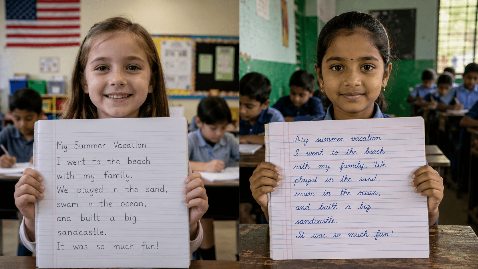 Handwriting Standards in USA vs India: Key Differences