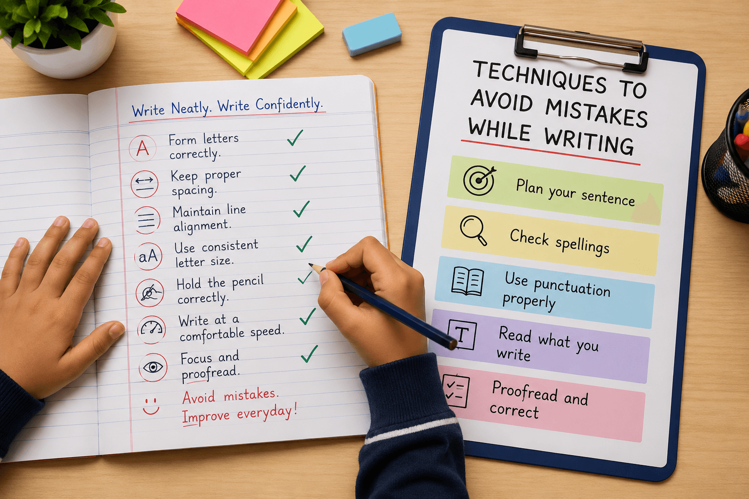 10 Effective Techniques to Avoid Mistakes While Writing for Kids