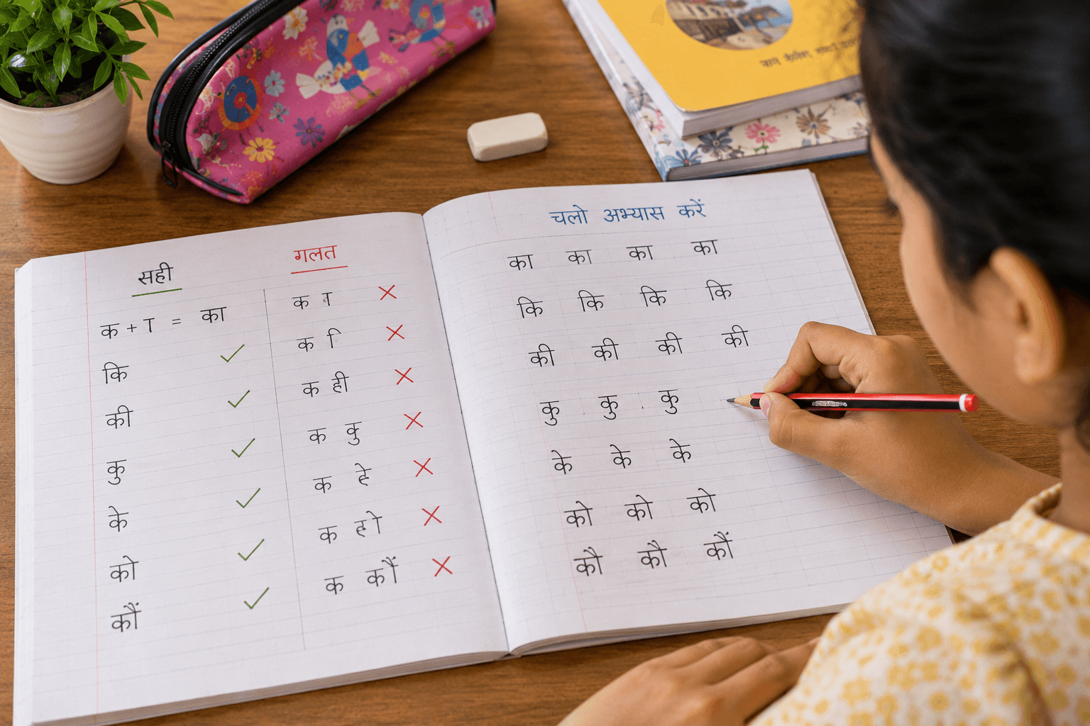Common Matra Mistakes in Hindi Handwriting and How to Fix Them